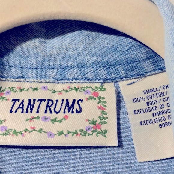 SZ S  TANTRUMS DENIM JACKET - Picture 3 of 7